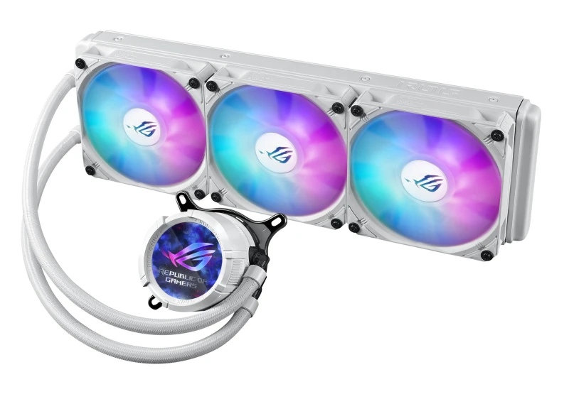 Image of Asus ASUS ROG Strix LC III 360 ARGB White Edition Processor All-in-One liquid cooler 12cm 90RC00W2-M0UAY0