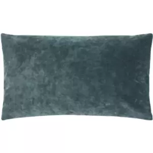 Image of Furn - Camden Micro-Corduroy Velvet Cushion Cover, Denim, 30 x 50 Cm