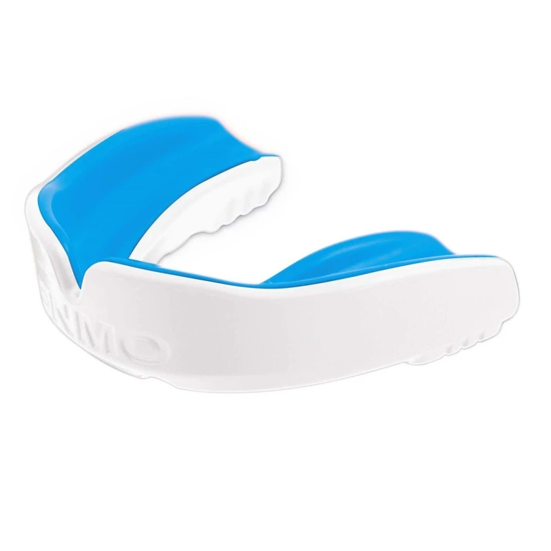 Image of Hy-Pro ENMO MaxillaGel Mouthguard White/Blue unisex One Size