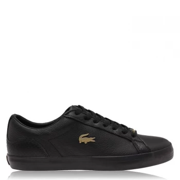 Image of Lacoste Lerond Metal Trainers - Black/Platinum