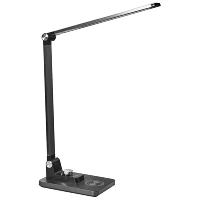 Image of Beliani LED Desk Lamp Enif With Wireless Charger Black