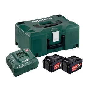Image of Metabo Basic Li-ion Battery Set 18V 2 x 4.0Ah
