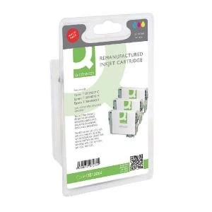 Image of Q-Connect Epson T130640 XHY Ink Cartridge Pack CMY Pack of 3