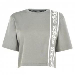 Image of adidas C90 Crop T Shirt Womens - Legacy Green