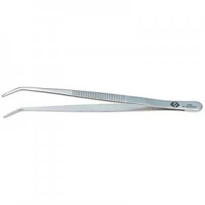 Image of C.K. T2328 Radio tweezers Blunt, curved, fine 155 mm