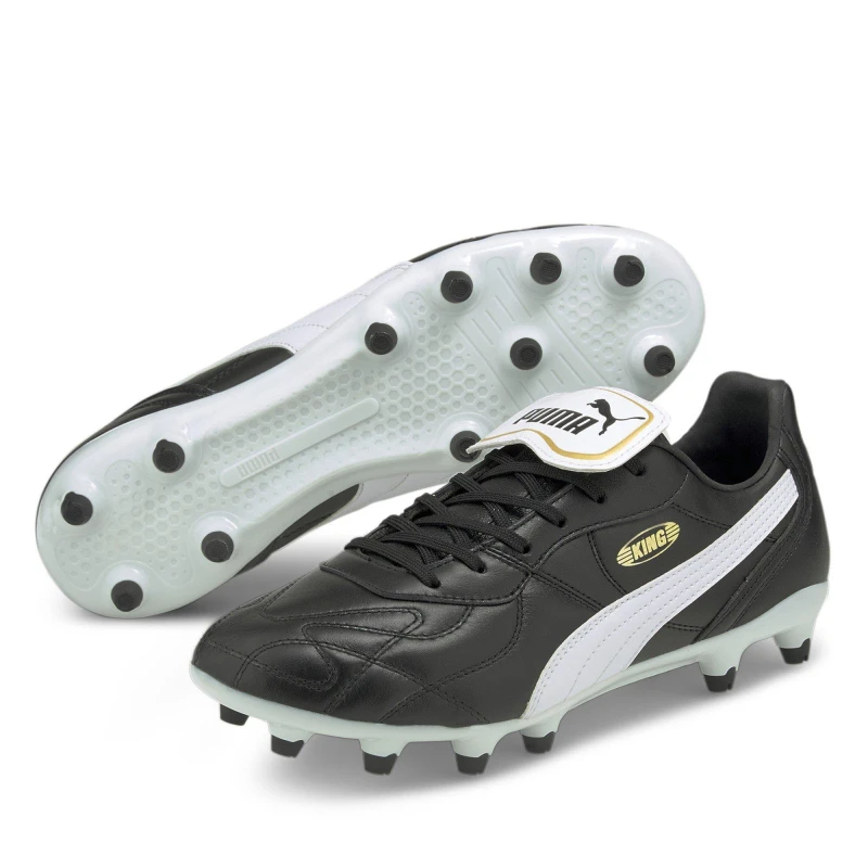 Image of Puma KING Cup FG Football Boots - Black 7.5