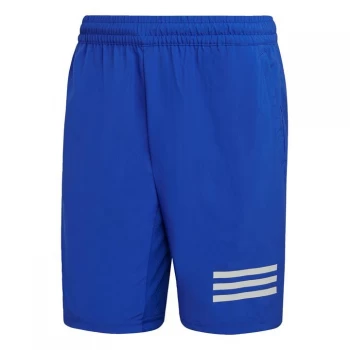 Image of adidas Club Tennis 3-Stripes Shorts Mens - Bold Blue / White