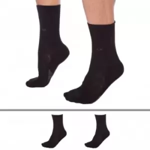 Image of Calvin Klein 2-Pack Carter Dress Socks - Black M/L