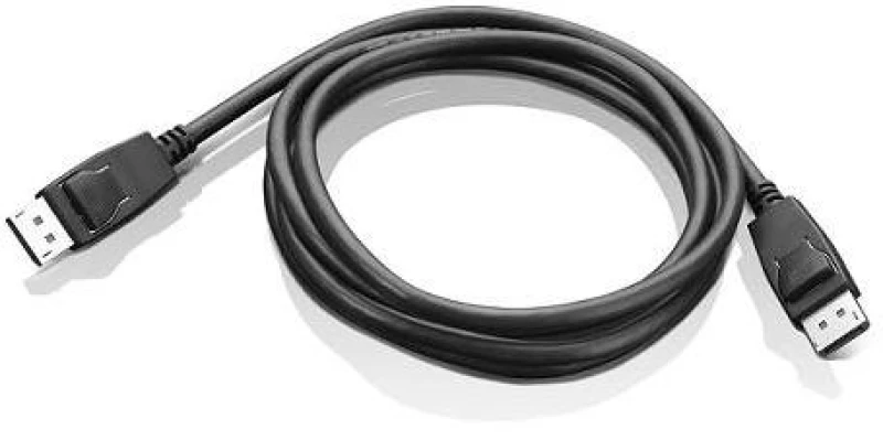 Image of Lenovo DP-DP. 1.8m DisplayPort Black