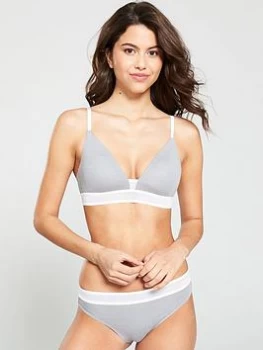 Image of Sloggi Ever Fresh Padded Bra - Grey, Size 32C, Women