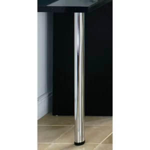 Image of Wickes Worktop Support Leg Chrome 870mm