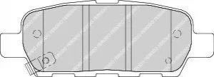 Image of Ferodo FDB1693 Brake Pad Set Rear Axle Premier Car