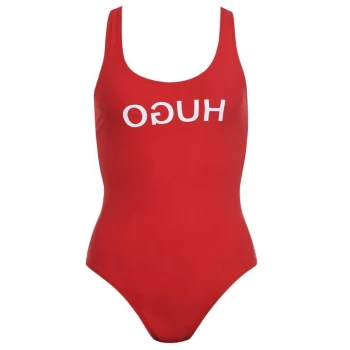 Image of HUGO Nikini Logo Swimsuit - Blue