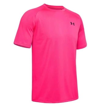 Image of Under Armour Armour Technical Training T Shirt Mens - Pink Surge