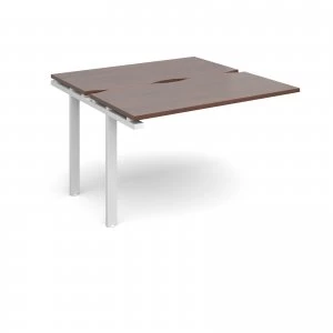 Image of Adapt II Sliding top Add On Units 1200mm x 1200mm - White Frame walnu