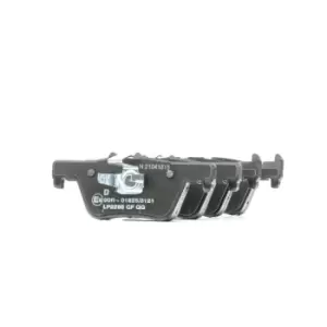 Image of DELPHI Brake pad set BMW LP2286 34206799809,34206873094,34212468436 34216850569,34216873093