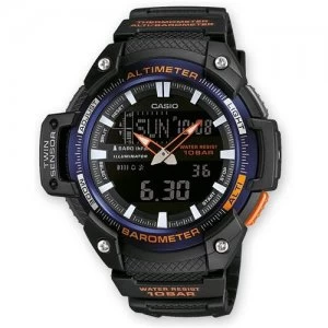 Image of Casio SGW-450H-2BER watch Bracelet watch Male Black Blue Orange