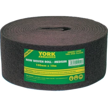 Image of 100MMX10M Non-woven Roll Medium Black - York