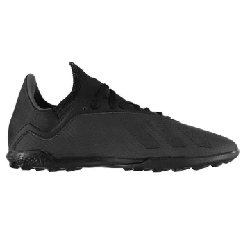 Image of adidas X Tango 18.3 Childrens Astro Turf Trainers - Black