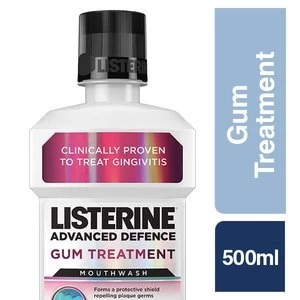 Image of Listerine Advanced Defence Gum Treatment Mouthwash 500ml