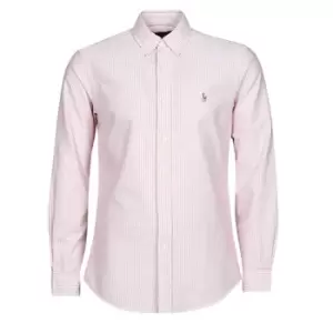 Image of Polo Ralph Lauren TALIKA mens Long sleeved Shirt in Bordeaux. Sizes available:EU XXL,EU S,EU M,EU L,EU XL,EU XS