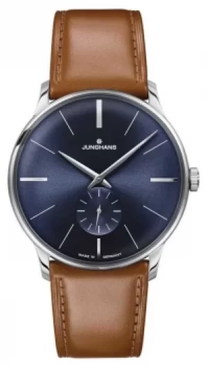 Image of Junghans Mens Meister Hand-winding Brown Leather Strap 027/ Watch