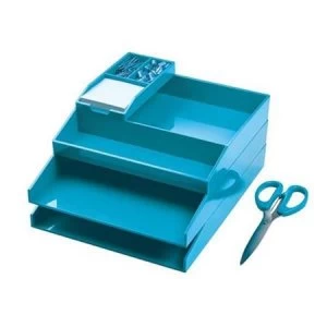 Image of Avery ColorStak Office Desk Set Blue