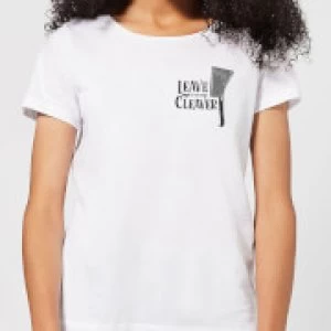 Image of Leave It To The Cleaver Womens T-Shirt - White - 3XL