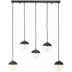Image of Premier Housewares - Revive Clear Glass Shades Pendant Light