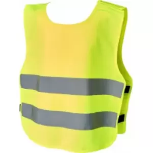Image of Bullet Childrens/Kids Odile Safety Vest (3-6 Years) (Neon Yellow) - Neon Yellow