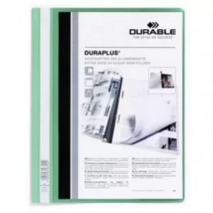 Image of Durable DURAPLUS® Presentation Folder Green Pack of 25