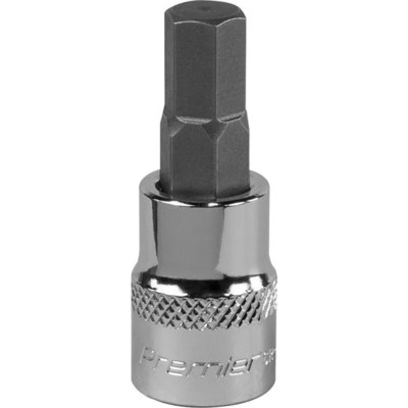 Image of Loops 9mm Forged Hex Socket Bit - 3/8" Square Drive - Chrome Vanadium Wrench Socket Multi