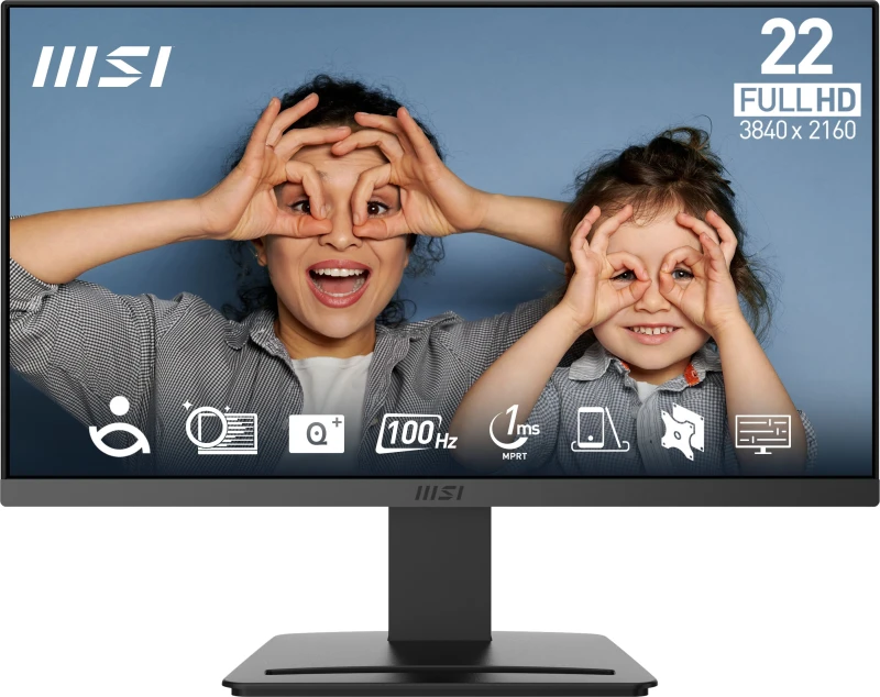 Image of MSI Pro MP223 E2 21.45" Full HD Monitor - Black