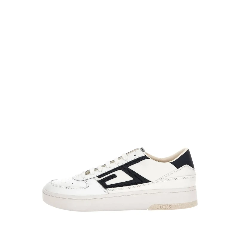 Image of Guess Polyurethane sneakers Guess Silea Blanc Male 42