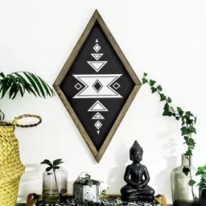 Image of CZM021 Multicolor Decorative Framed MDF Painting