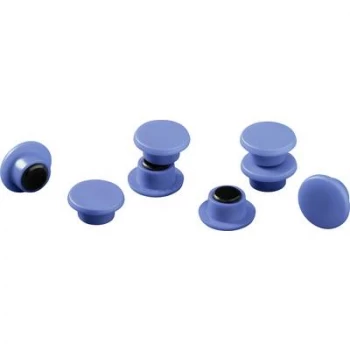 Image of Durable Magnet 475106 (Ø) 15mm Round Blue 1 Set 475106