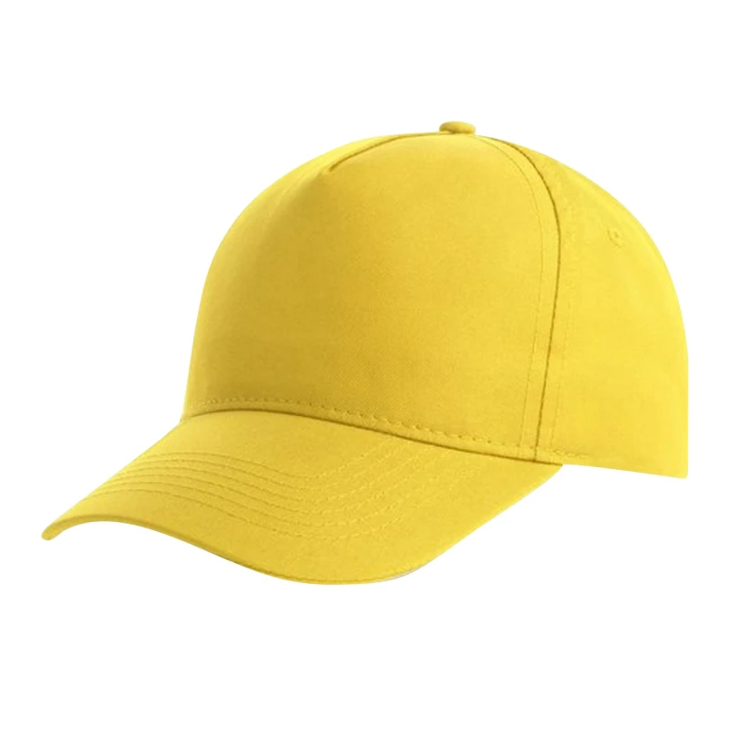Image of Atlantis Atlantis Men Recy Five Polyester Baseball Cap in Yellow Yellow One Size Male 5063107765574