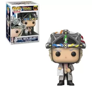 Image of Back to the Future Doc with Helmet Pop! Vinyl Figure