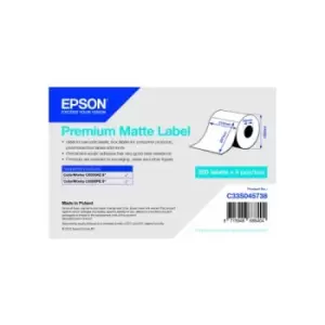 Image of Epson C33S045738 printer label Self-adhesive printer label