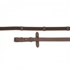 Image of Shires Aviemore Continental Web Reins - Havana