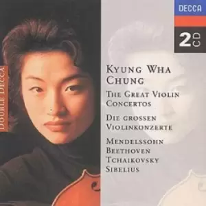 Image of Kyung Wha Chung The Great Violin Concertos by Ludwig van Beethoven CD Album