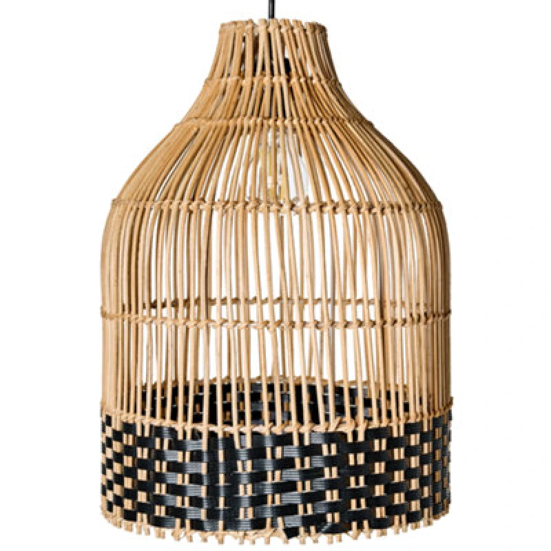 Image of Beliani Pendant Lamp Gilo Rattan Natural
