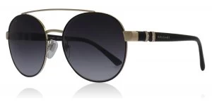 Image of Bvlgari BV6085B Sunglasses Black/Pink Gold 20238G 55mm