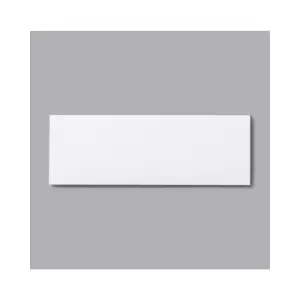 Image of Matt White Wall Tile 10 x 30cm - Metro