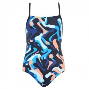 Image of adidas PRIMEBlue Swimsuit Ladies - Grey/Blue/Yel