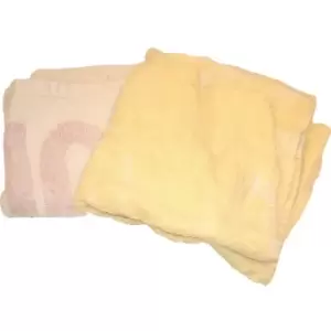 Image of Solent Cleaning Towelling Wipes - 10KG - Multi-Coloured