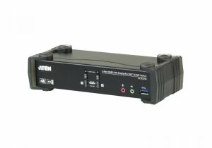 Image of Aten CS1922M - 2-Port USB3.0 4K DisplayPort KVMP Switch with build-in