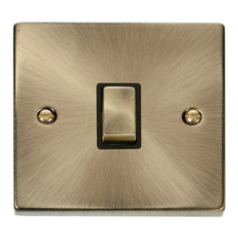 Image of SE Home Antique Brass 1 Gang 20A Ingot DP Switch Gold unisex