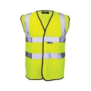 Image of SuperTouch Large High Visibility Vest with Hook and Loop and Binding