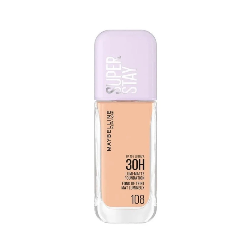 Image of Maybelline Super Stay up to 30H Lumi-Matte Foundation 35ml (Various Shades) - 108